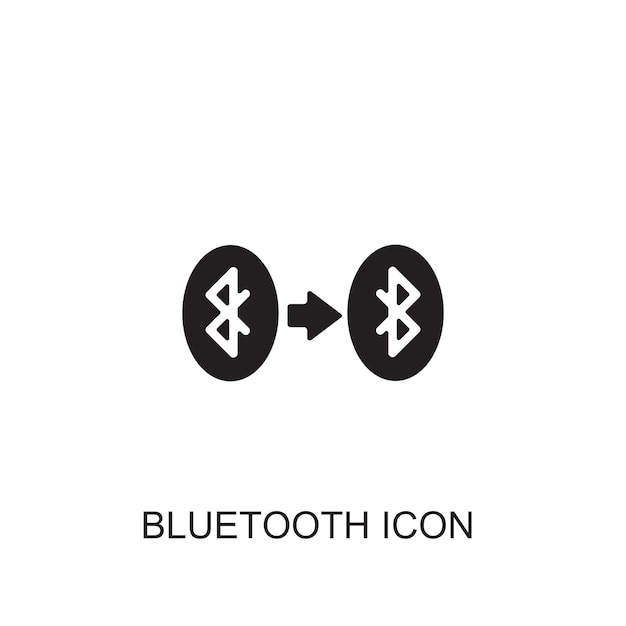 icono de vector de bluetooth