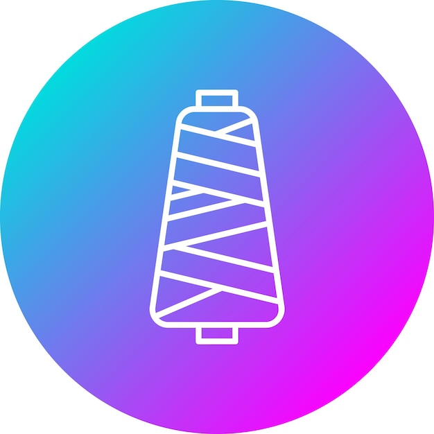 El icono del vector de la bola de hilo se puede utilizar para el conjunto de iconos de costura