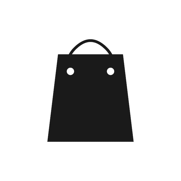 icono de vector de bolsa de compras