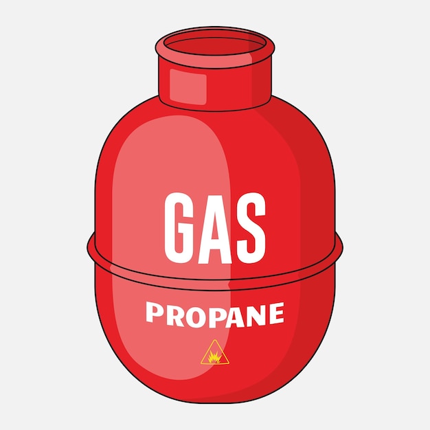 icono del vector de la botella de gas4