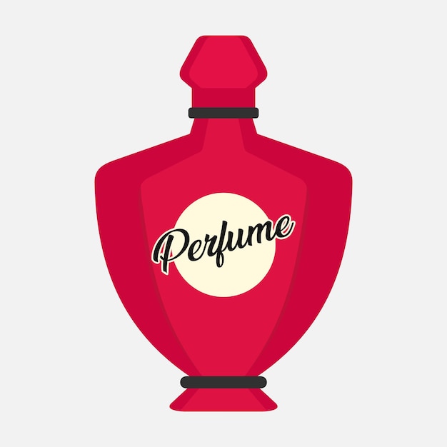 Icono de vector de botella de perfume