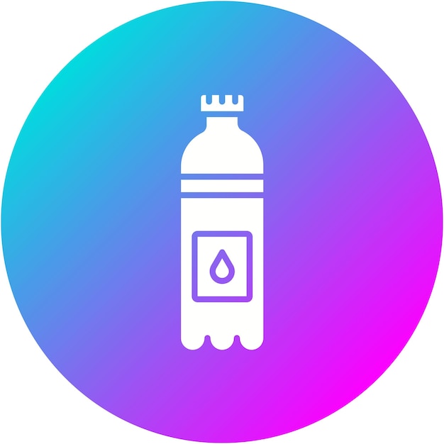 El icono del vector de la botella se puede usar para el conjunto de iconos de otoño