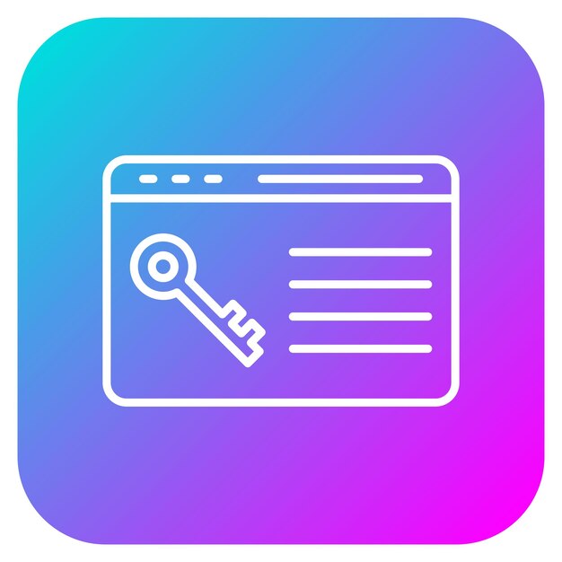 El icono del vector de búsqueda de palabras clave se puede utilizar para el conjunto de iconos de protección y seguridad