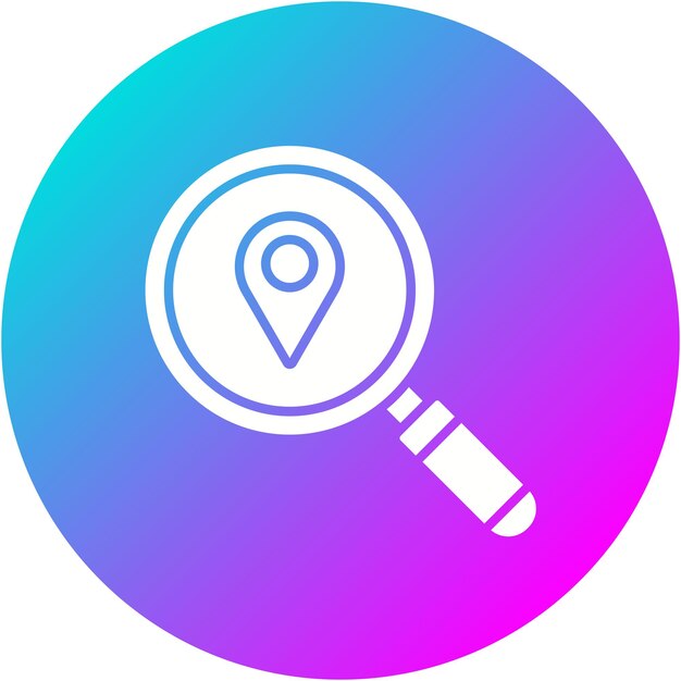 El icono del vector de búsqueda se puede utilizar para el conjunto de iconos de Business Economy