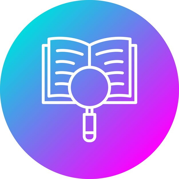 El icono del vector de búsqueda de la universidad se puede utilizar para el conjunto de iconos de educación