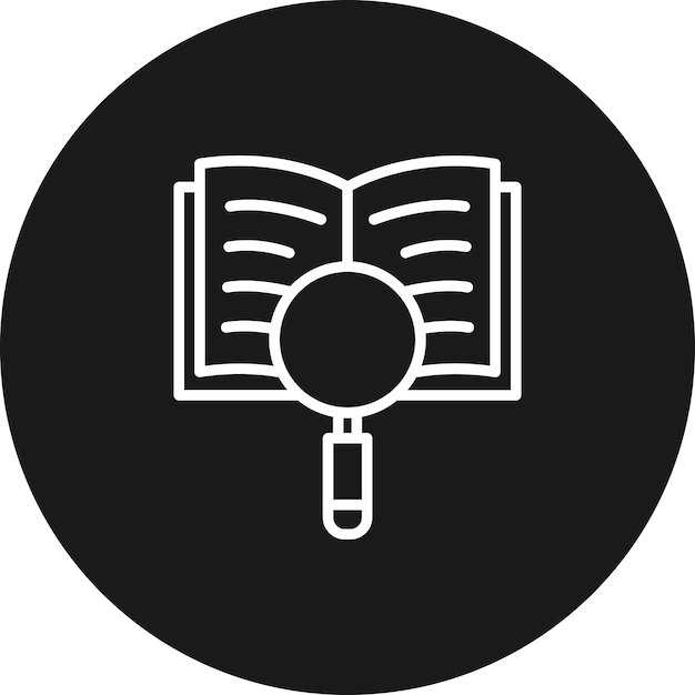El icono del vector de búsqueda de la universidad se puede utilizar para el conjunto de iconos de educación