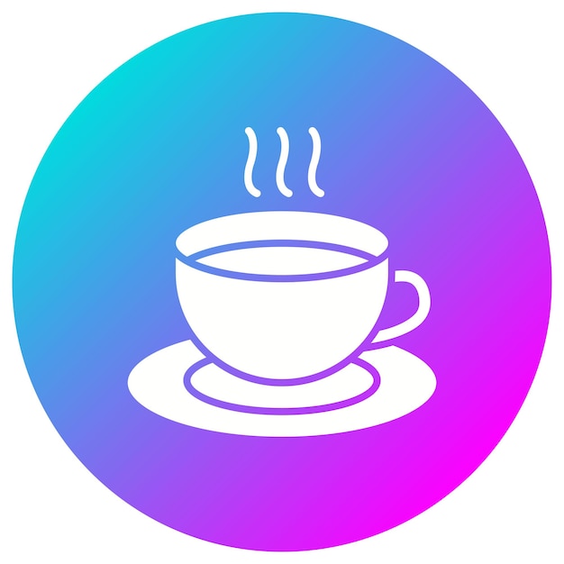 El icono del vector de café se puede usar para el conjunto de iconos de inicio de negocios