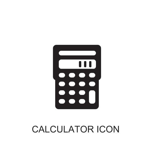 Icono del vector de la calculadora