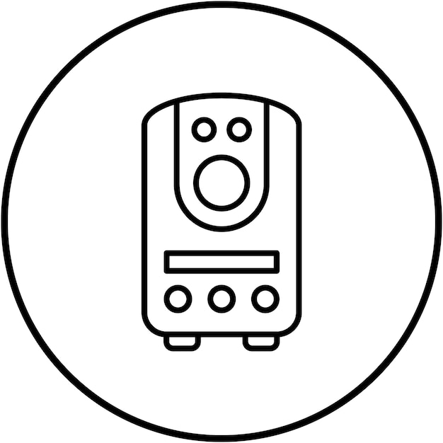 El icono del vector de la caldera de agua se puede utilizar para el conjunto de iconos de tecnología