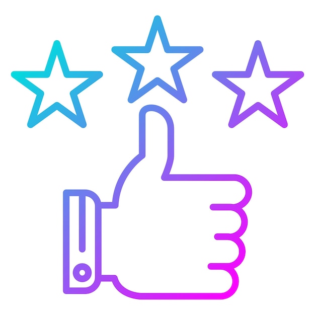 El icono del vector de calificación de puntuación se puede utilizar para el conjunto de iconos de comentarios del cliente