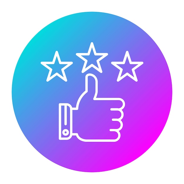El icono del vector de calificación de puntuación se puede utilizar para el conjunto de iconos de comentarios del cliente