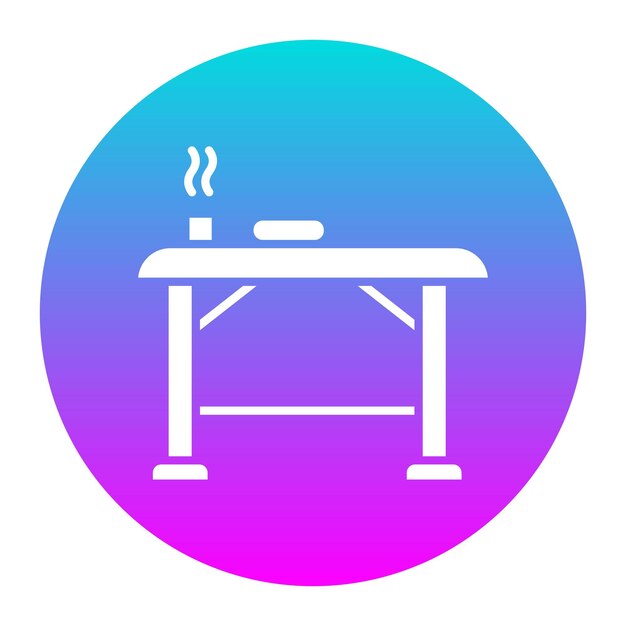 El icono del vector de la cama de spa se puede usar para el conjunto de iconos de spa