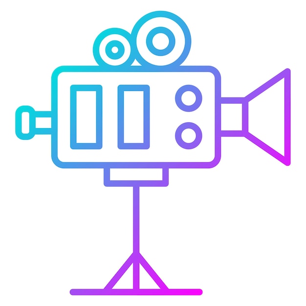 El icono del vector de la cámara se puede usar para el conjunto de iconos de investigación de delitos