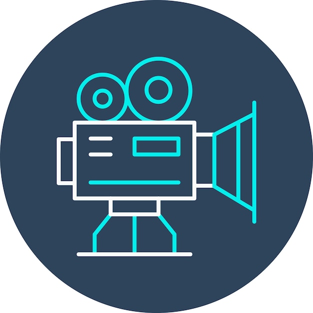 El icono del vector de la cámara se puede utilizar para el conjunto de iconos de fotografía
