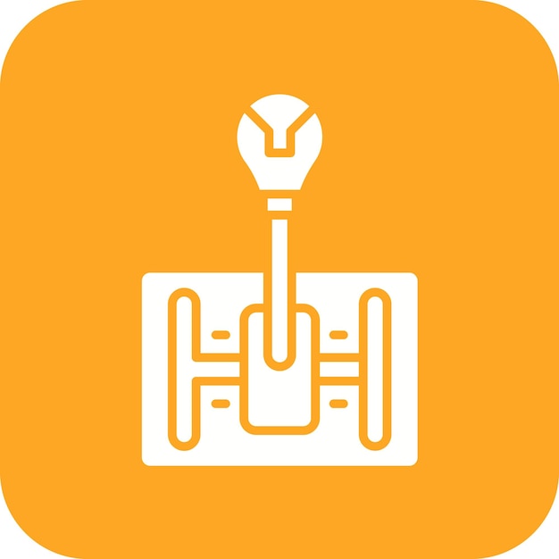 El icono del vector de cambio de marcha se puede utilizar para el conjunto de iconos de reparación de automóviles
