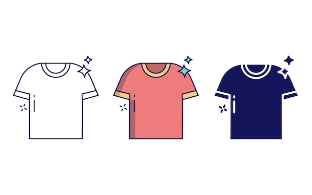 Icono de vector de camiseta
