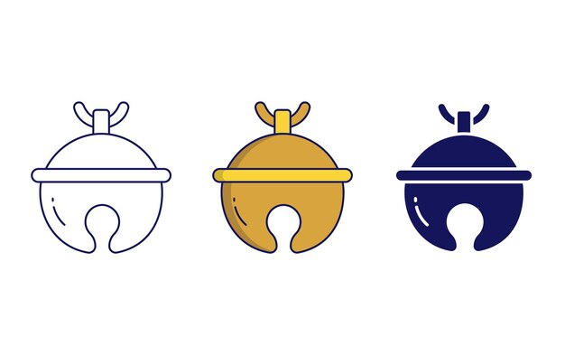 Icono de vector de campana de accesorios