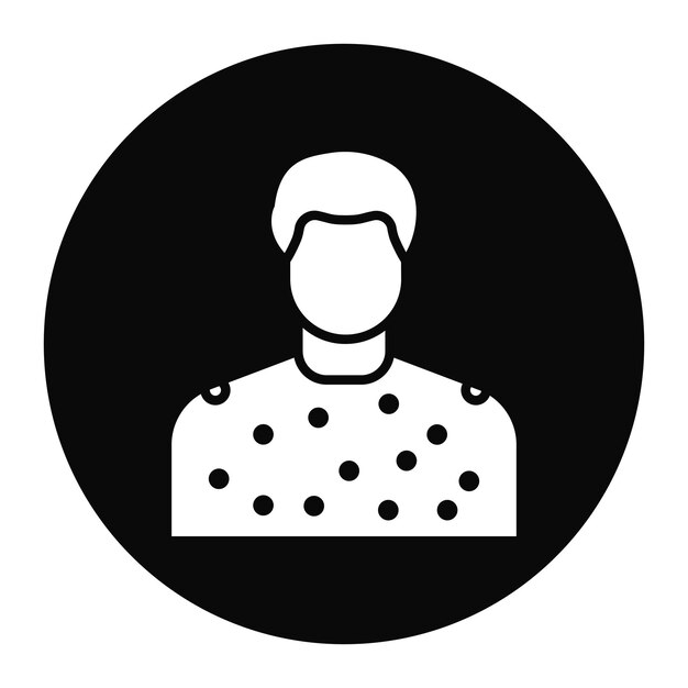 El icono del vector del cáncer de piel se puede utilizar para el conjunto de iconos de cuidado de la piel
