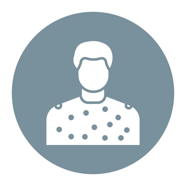 El icono del vector del cáncer de piel se puede utilizar para el conjunto de iconos de cuidado de la piel
