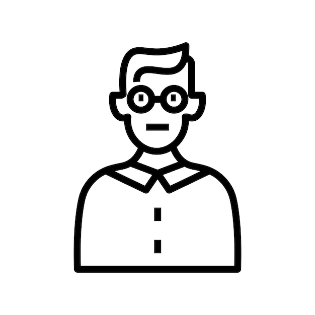 Icono de vector de candidato