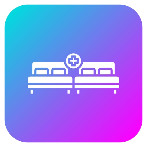 El icono del vector de capacidad del hotel se puede utilizar para el conjunto de iconos de gestión del hotel