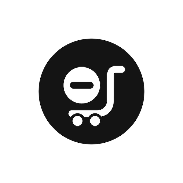Icono del vector del carrito de compras