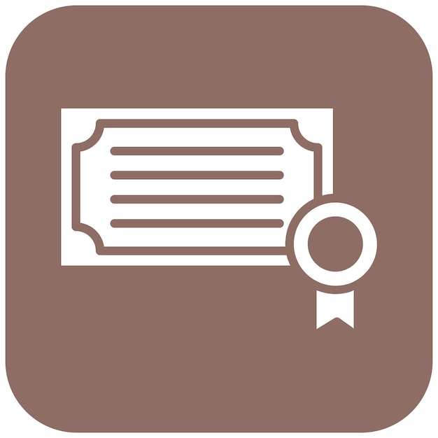 El icono del vector del certificado se puede usar para el conjunto de iconos de la peregrinación del Hajj
