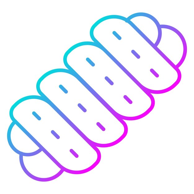 El icono del vector Challah se puede usar para el conjunto de iconos de la panadería