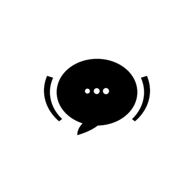 Icono de vector de chat