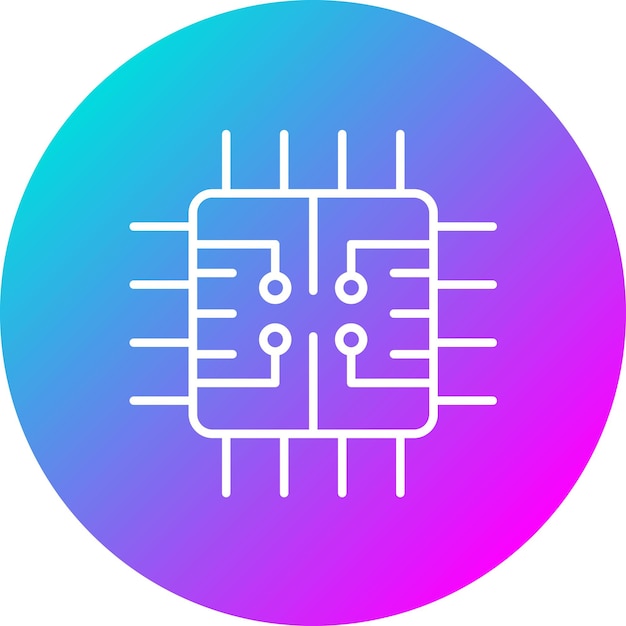 El icono del vector de circuito se puede utilizar para el conjunto de iconos de herramientas de electricista