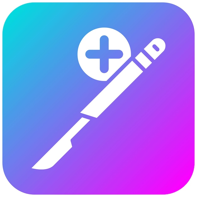 El icono del vector de cirugía se puede utilizar para el conjunto de iconos de Medicina I
