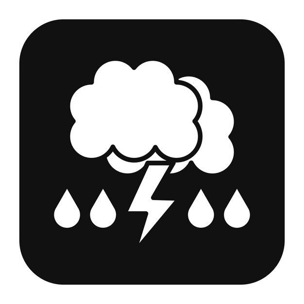 El icono del vector del clima extremo se puede usar para el conjunto de iconos del calentamiento global