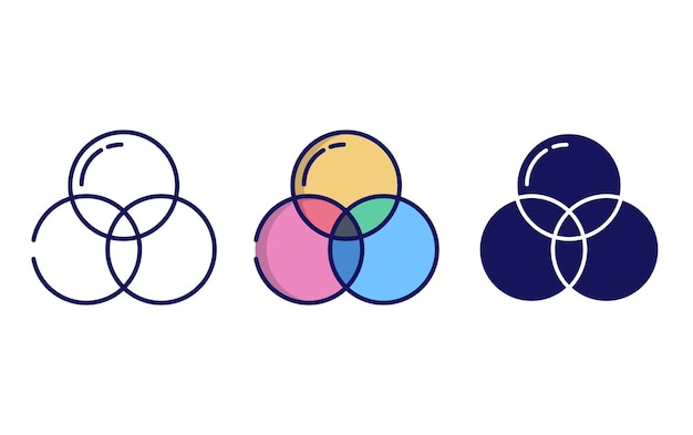 icono de vector de cmyk