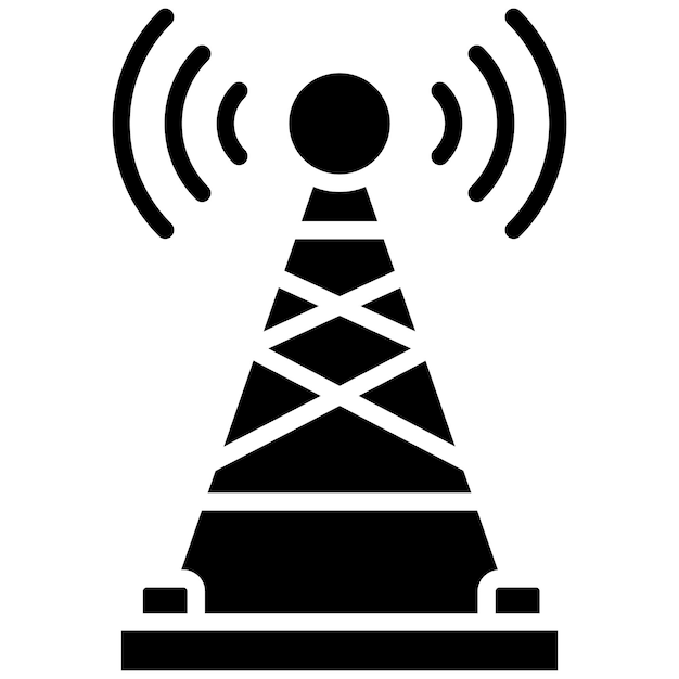 El icono del vector de cobertura de red se puede utilizar para el conjunto de iconos de red