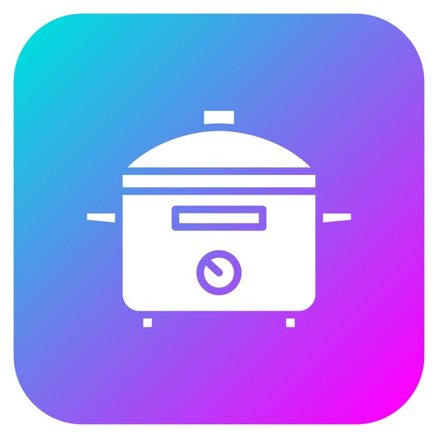 El icono del vector de cocción se puede utilizar para el conjunto de iconos interiores