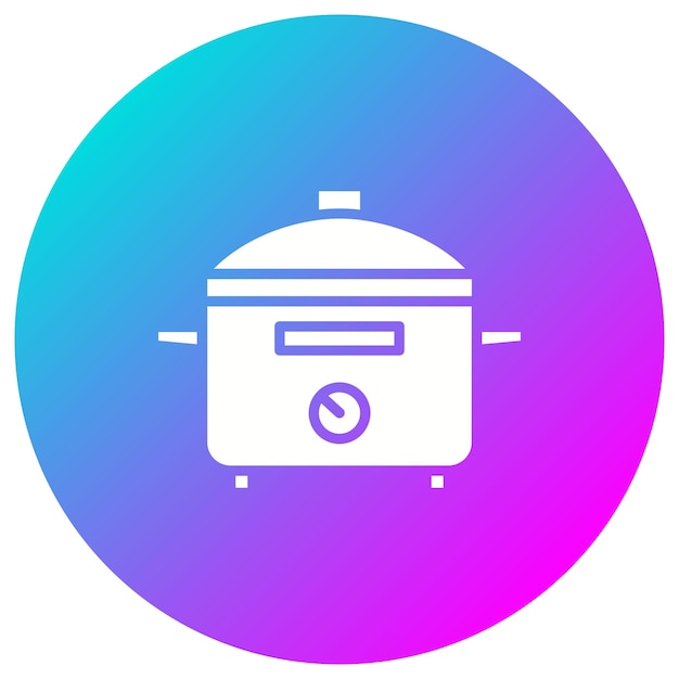 El icono del vector de cocción se puede utilizar para el conjunto de iconos interiores