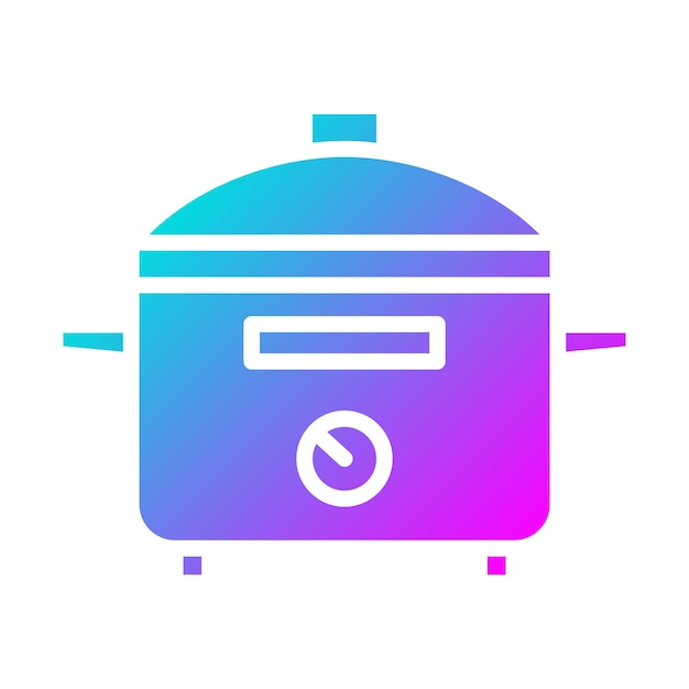 El icono del vector de cocción se puede utilizar para el conjunto de iconos interiores