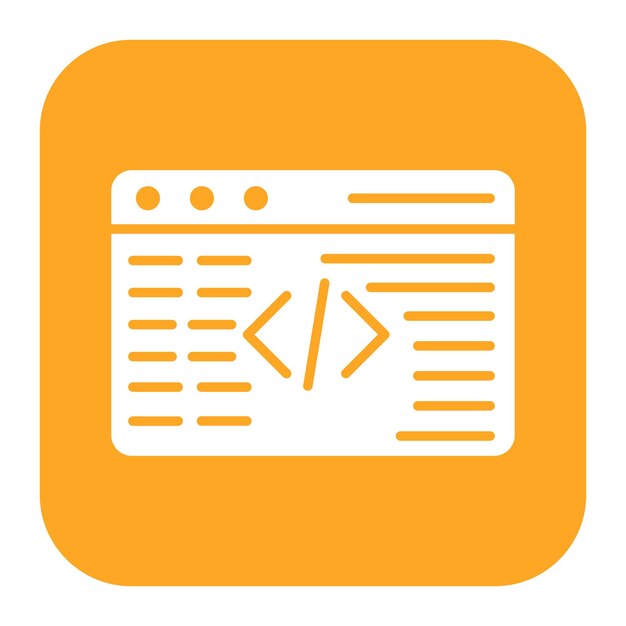 El icono del vector de codificación se puede utilizar para el conjunto de iconos sin código