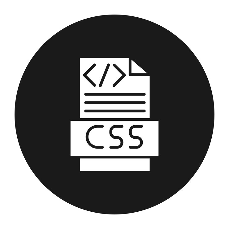 Vector el icono del vector de código css se puede utilizar para el conjunto de iconos de codificación y desarrollo