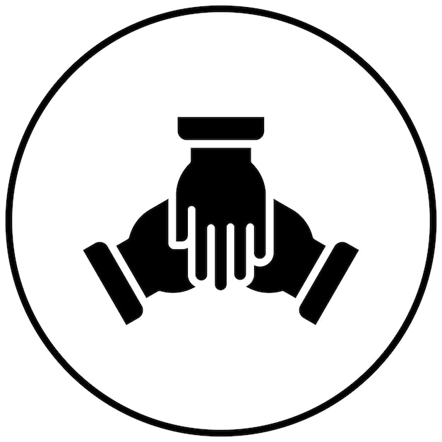 El icono del vector de colaboración se puede utilizar para el conjunto de iconos de liderazgo