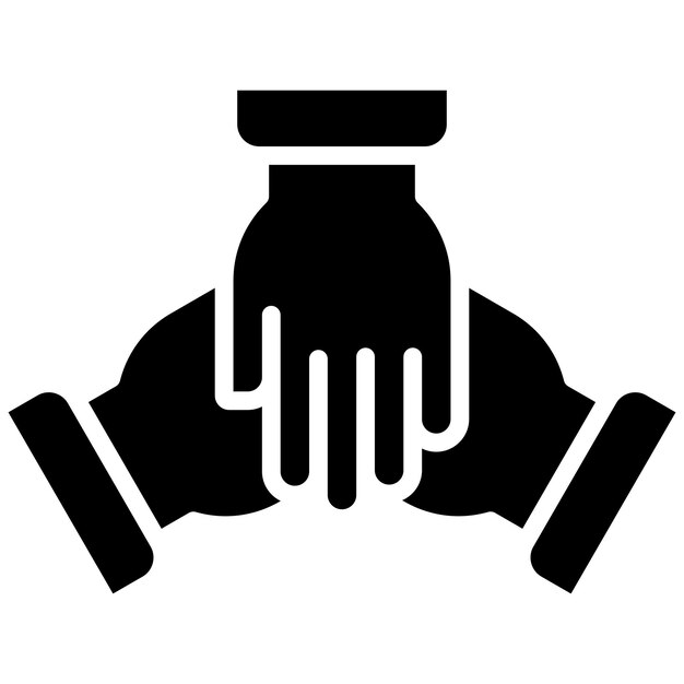 El icono del vector de colaboración se puede utilizar para el conjunto de iconos de liderazgo