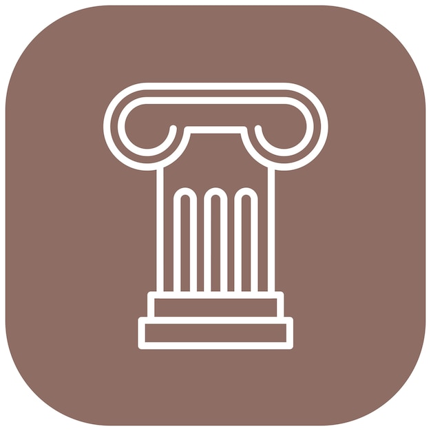 El icono del vector de columna se puede utilizar para el conjunto de iconos de periodismo