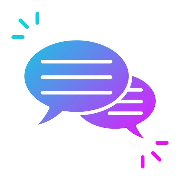 El icono del vector de comentarios se puede utilizar para el conjunto de iconos de formación empresarial