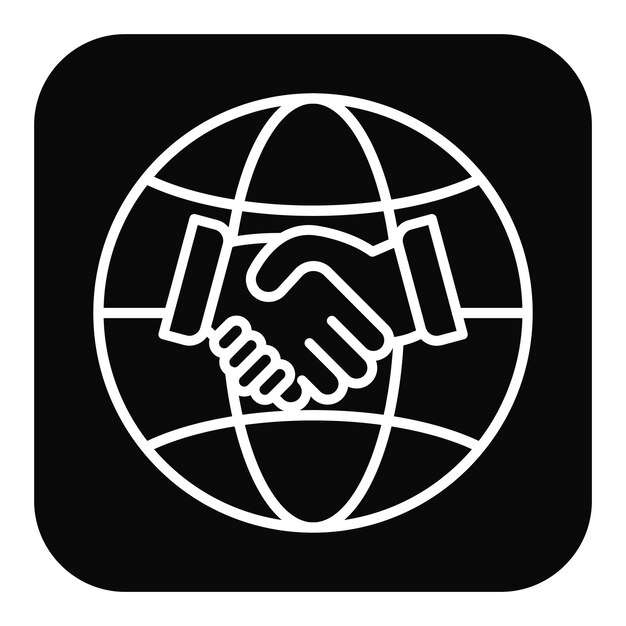 El icono del vector comercial se puede utilizar para el conjunto de iconos de gestión de crisis