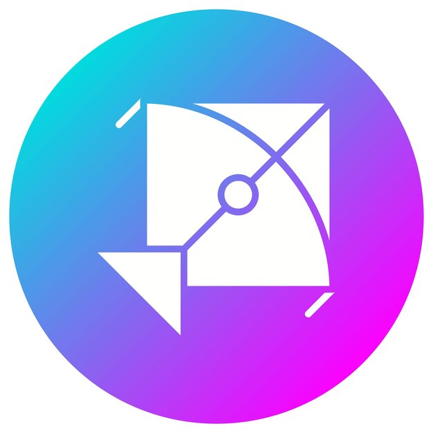 El icono del vector de cometas se puede usar para el conjunto de iconos de entretenimiento