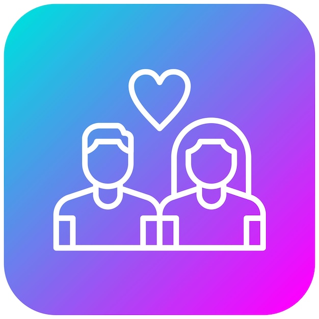 El icono del vector de compañerismo se puede usar para el conjunto de iconos de amistad