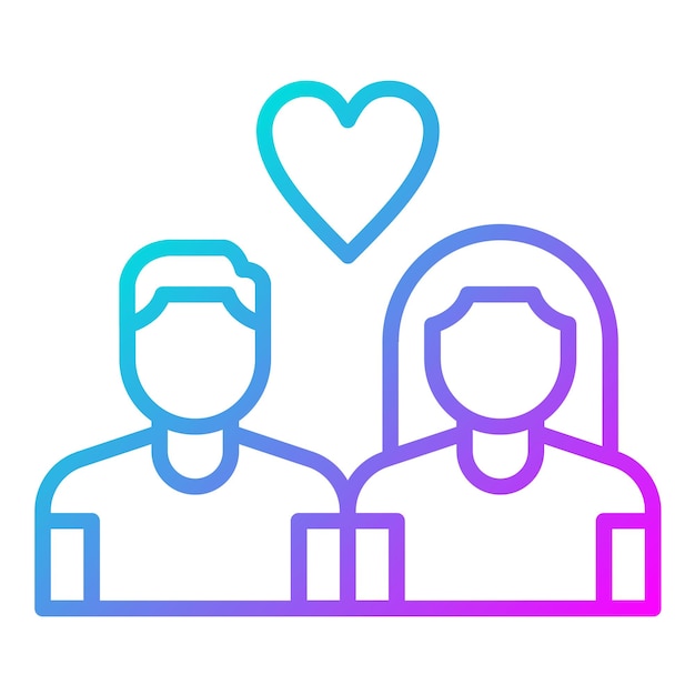 El icono del vector de compañerismo se puede usar para el conjunto de iconos de amistad
