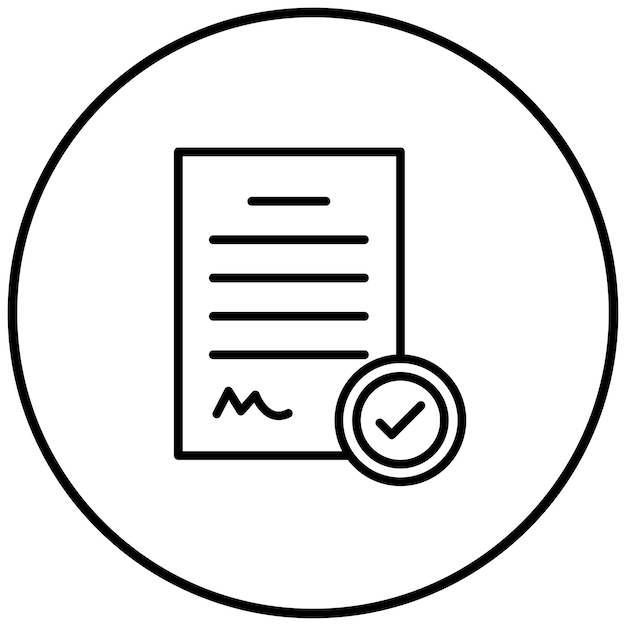 El icono del vector de compromiso se puede utilizar para el conjunto de iconos de valores básicos