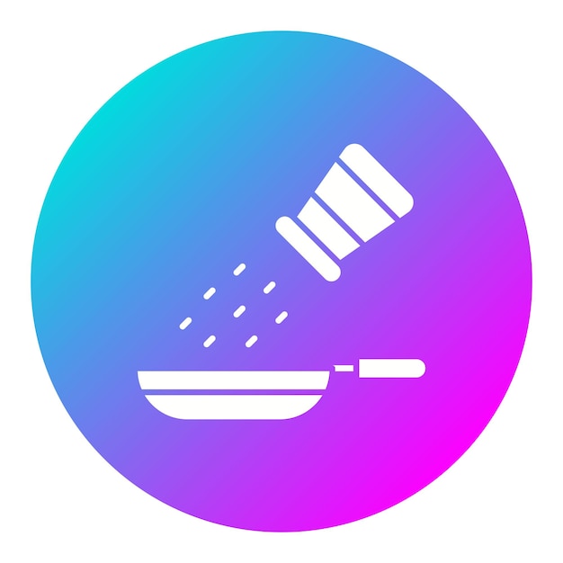 El icono del vector de condimentos alimenticios se puede usar para el conjunto de iconos de panadería