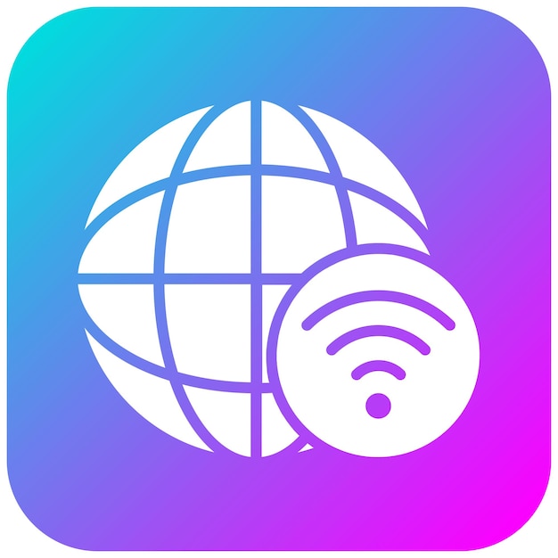 El icono del vector de conectividad de red se puede utilizar para el conjunto de iconos de red